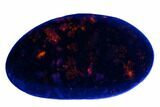 Polished Yooperlite Pebble - Highly Fluorescent! #177438-1
